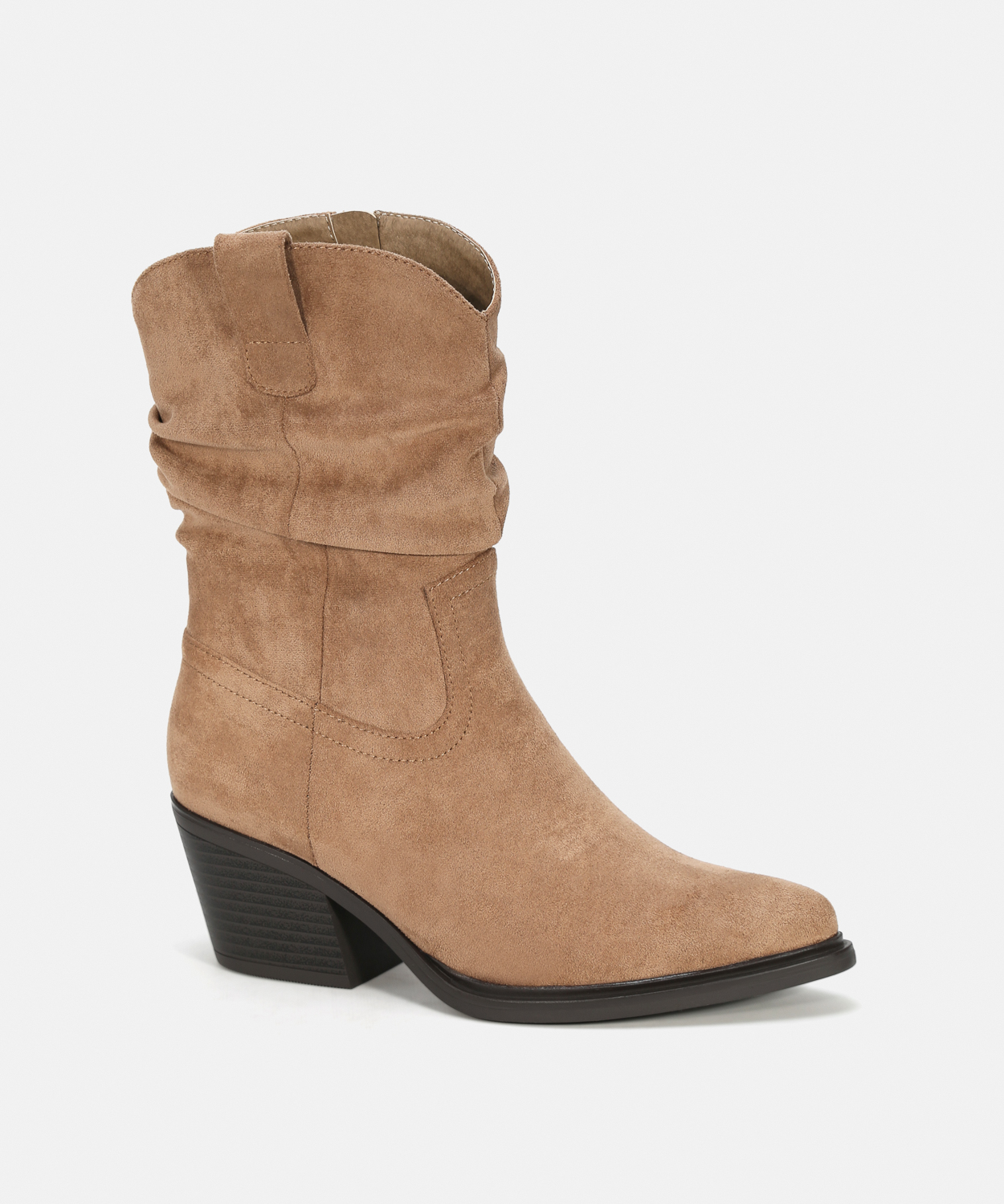 Botasmedia ca&ntilde;a taupe tac&oacute;n slouchy image number null